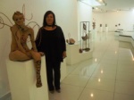 Semral Öztan and one of her works